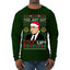 Just Got Litt Up Louis Tv Show Parody Ugly Christmas Sweater Mens Long Sleeve Shirt