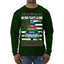 No One Fights Alone Holiday First Responder Police Fire Emt Ugly Christmas Sweater Mens Long Sleeve Shirt