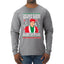 Michael Scott The Name is Bond Santa Bond Ugly Christmas Sweater Mens Long Sleeve Shirt