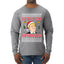 Trump Let’s Go Brandon Ugly Christmas Sweater Mens Long Sleeve Shirt