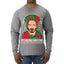 It's Keanu Wreaths Ugly Christmas Sweater Mens Long Sleeve Shirt