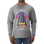 Retro Nakatomi Plaza 1988 Holiday Party Ugly Christmas Sweater Mens Long Sleeve Shirt
