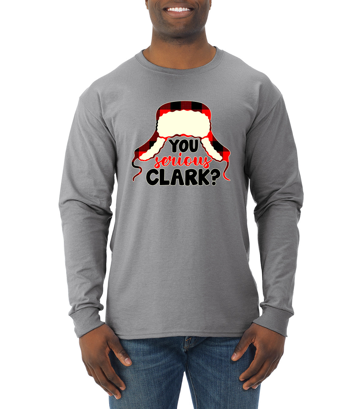 You Serious Clark? Christmas Mens Long Sleeve Shirt