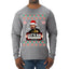 Let's Go Brandon Leo Laughing Meme Ugly Christmas Sweater Mens Long Sleeve Shirt