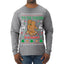 Tis' The Season To Be Naughty Ugly Christmas Sweater Mens Long Sleeve Shirt