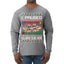 I Paused My Game To Be Here Ugly Christmas Sweater Mens Long Sleeve Shirt