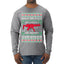 Nakatomi Plaza Christmas Party Survivor Ugly Christmas Sweater Mens Long Sleeve Shirt
