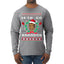 Le'th Go Brandon  Ugly Christmas Sweater Mens Long Sleeve Shirt