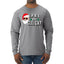 Hipster Santa IPAs and Sleigh? Christmas Mens Long Sleeve Shirt