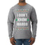 I Don't Know Margo Individual Couples Ugly Christmas Sweater Mens Long Sleeve Shirt