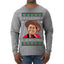 Shut Up Hippy It's Christmas Ugly Christmas Sweater Mens Long Sleeve Shirt