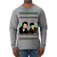 Escaped Bandits Classic Home Holiday Movie Ugly Christmas Sweater Mens Long Sleeve Shirt