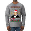 Just Got Litt Up Louis Tv Show Parody Ugly Christmas Sweater Mens Long Sleeve Shirt