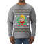 Fudge Around And Find Out Story Ugly Christmas Sweater Mens Long Sleeve Shirt