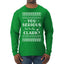 You Serious Clark Christmas Vacation Movie Ugly Christmas Sweater Mens Long Sleeve Shirt