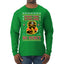 Strike First Strike Hard No Mercy Xmas Ugly Christmas Sweater Mens Long Sleeve Shirt