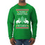 Merry Christmas Bitches Ugly Christmas Sweater Mens Long Sleeve Shirt