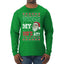 Where my Hos At Santa Funny Ugly Christmas Sweater Mens Long Sleeve Shirt
