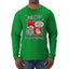 Santa Claus Is Coming, That's What She Said Christmas Mens Long Sleeve Shirt