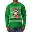 Red Light Green Light Ugly Christmas Sweater Mens Long Sleeve Shirt