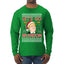 Trump Let’s Go Brandon Ugly Christmas Sweater Mens Long Sleeve Shirt