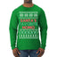 Santa's Favorite Homo Ugly Christmas Sweater Mens Long Sleeve Shirt