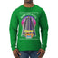 Retro Nakatomi Plaza 1988 Holiday Party Ugly Christmas Sweater Mens Long Sleeve Shirt