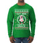 Out Here Looking Like A Snack Cookie Ugly Christmas Sweater Mens Long Sleeve Shirt