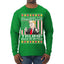All I Want For Christmas is Trump Back In Office Ugly Christmas Sweater Mens Long Sleeve Shirt