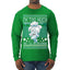 They Call Me Snowmeiser I'm Too Much  Ugly Christmas Sweater Mens Long Sleeve Shirt