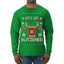Let's Get Blitzened Rein Beer Ugly Christmas Sweater Mens Long Sleeve Shirt
