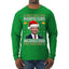 DeSantis Claus Ugly Christmas Sweater Mens Long Sleeve Shirt