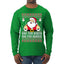 One For Biden One For Harris Santa Ugly Christmas Sweater Mens Long Sleeve Shirt