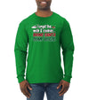 Forget The Milk And Cookies Bring Santa Some Booze Christmas Mens Long Sleeve Shirt