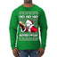 Friday Hood Santa  Ugly Christmas Sweater Mens Long Sleeve Shirt