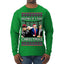 Dreaming of a right christmas conservative crew  Ugly Christmas Sweater Mens Long Sleeve Shirt