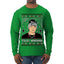Peso Feliz Navidad Pluma Ugly Christmas Sweater Mens Long Sleeve Shirt