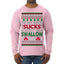 This Ugly Sweater Sucks But I Swallow Ugly Christmas Sweater Mens Long Sleeve Shirt