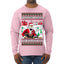 Overtime Hours Rich Men North of Richmond Ugly Christmas Sweater Mens Long Sleeve Shirt