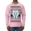 Abdominal Swoleman Fitness Yeti Ugly Christmas Sweater Mens Long Sleeve Shirt
