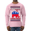 I'm Dreaming Of A Right Christmas Republican GOP  Ugly Christmas Sweater Mens Long Sleeve Shirt