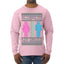 All I Want For Christmas Is For There To Be Two Genders Ugly Christmas Sweater Mens Long Sleeve Shirt