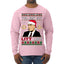 Just Got Litt Up Louis Tv Show Parody Ugly Christmas Sweater Mens Long Sleeve Shirt