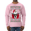 F Around And Find Out Santa Ugly Christmas Sweater Mens Long Sleeve Shirt