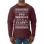 You Serious Clark Christmas Vacation Movie Ugly Christmas Sweater Mens Long Sleeve Shirt