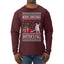 Merry Christmas Shitter's Full Christmas Vacation Ugly Christmas Sweater Mens Long Sleeve Shirt