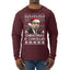 Christmas Is Cancelled Michael Scott Office Ugly Christmas Sweater Mens Long Sleeve Shirt
