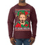 It's Keanu Wreaths Ugly Christmas Sweater Mens Long Sleeve Shirt