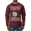 Under The Missle Toe Ugly Christmas Sweater Mens Long Sleeve Shirt