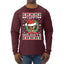 Yappy Holidays Christmas Mens Long Sleeve Shirt